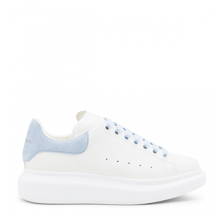 WHITE AND LIGHT BLUE...