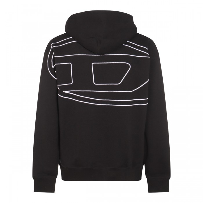 BLACK COTTON SWEATSHIRT 2