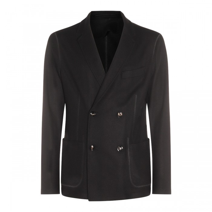BLACK CASHMERE BLAZER
