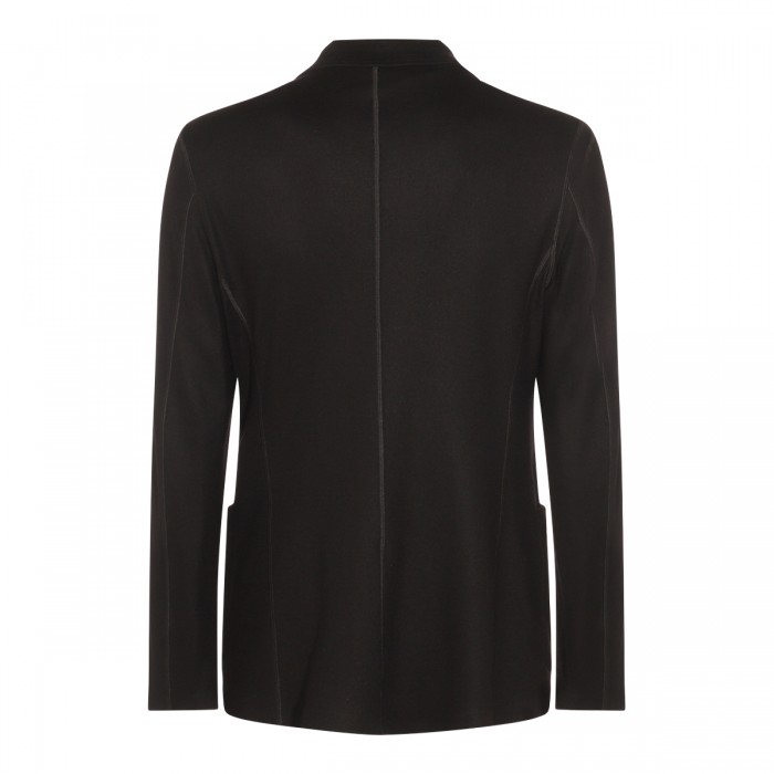 BLACK CASHMERE BLAZER 2