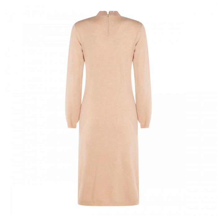 BEIGE WOOL DRESS 2