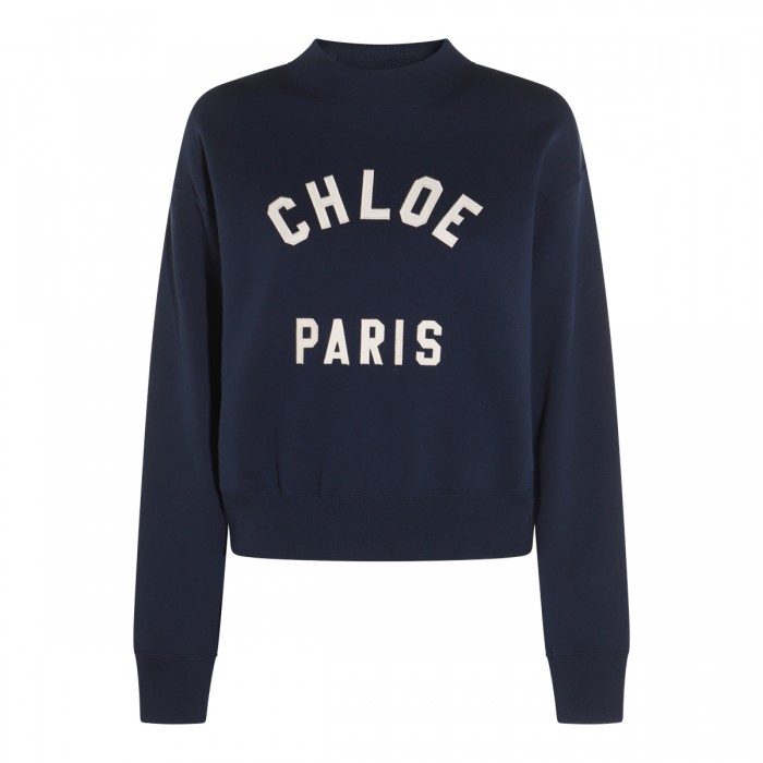 NAVY COTTON SWEATSHIRT
