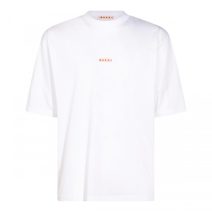 WHITE COTTON T-SHIRT