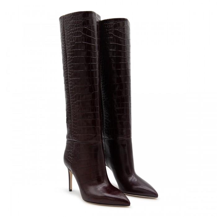 BROWN LEATHER BOOTS 2
