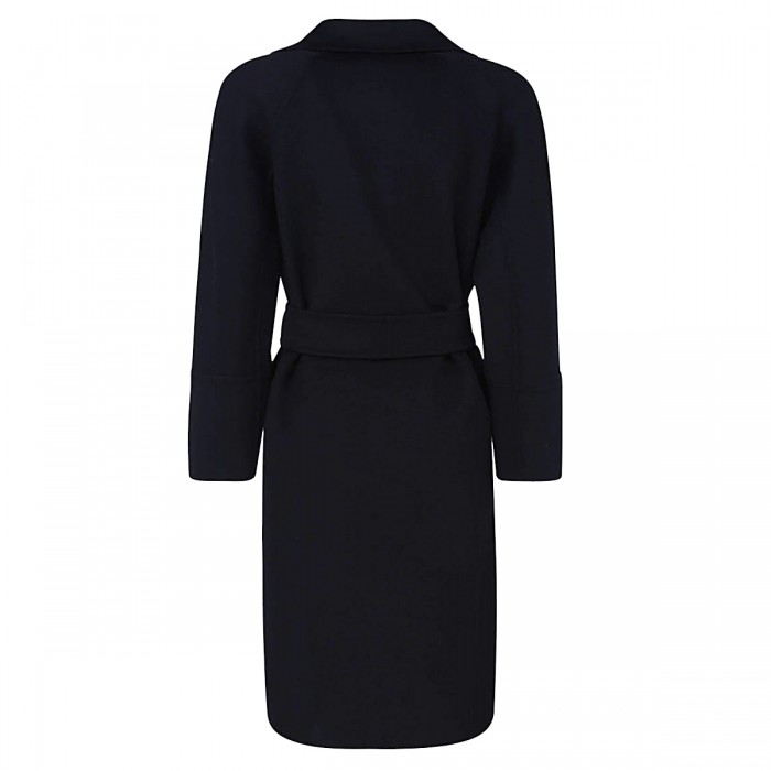 DARK BLUE WOOL ARONA COAT 2