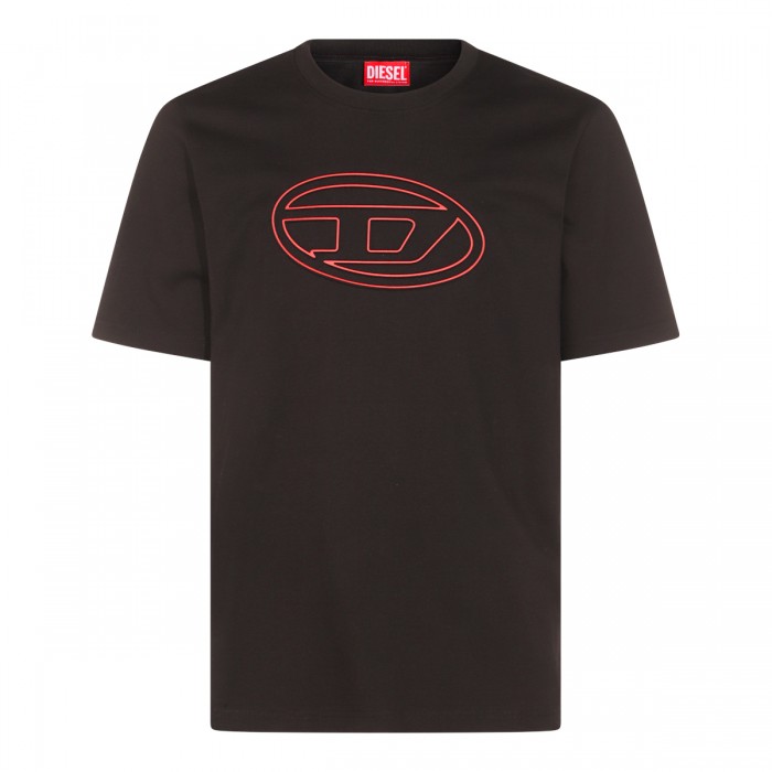 BLACK COTTON T-SHIRT