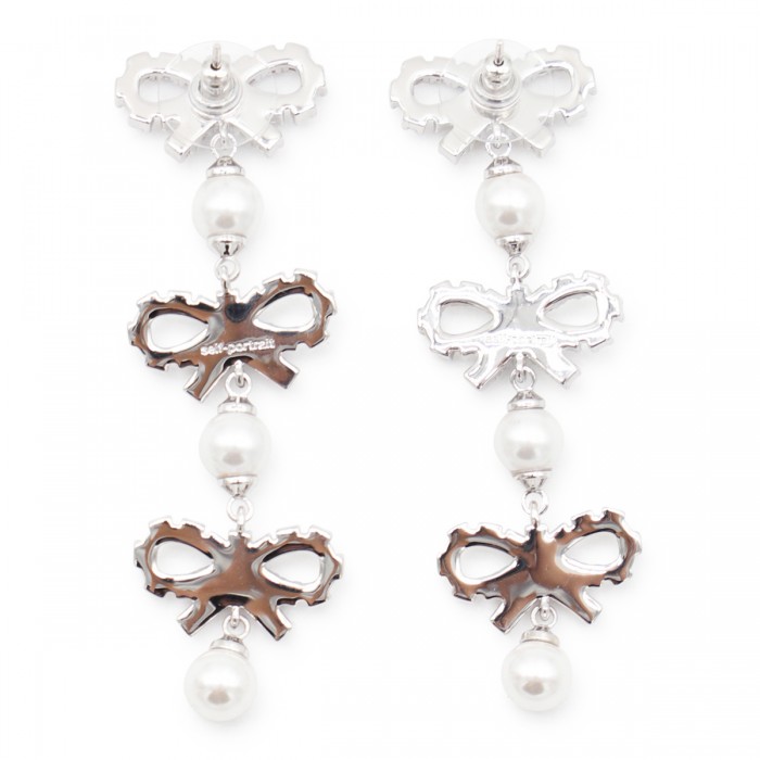 SILVER METAL EARRINGS 2