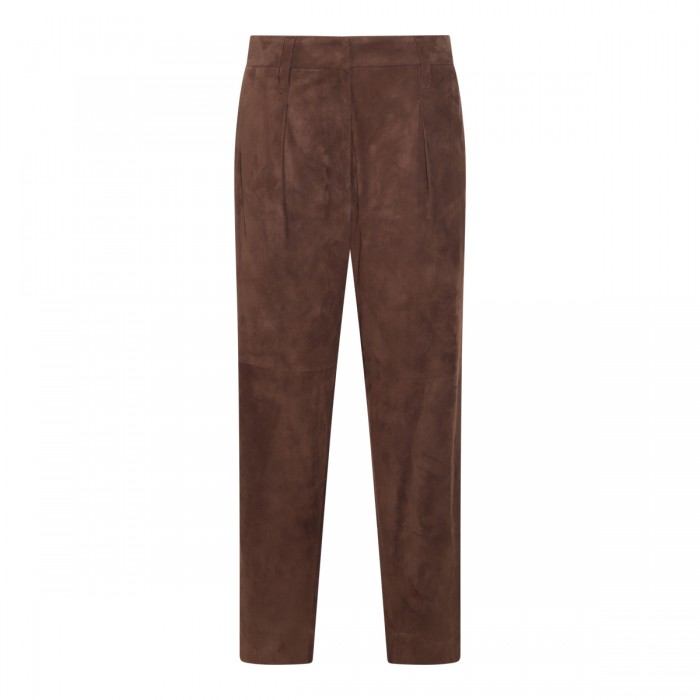 BROWN LEATHER PANTS