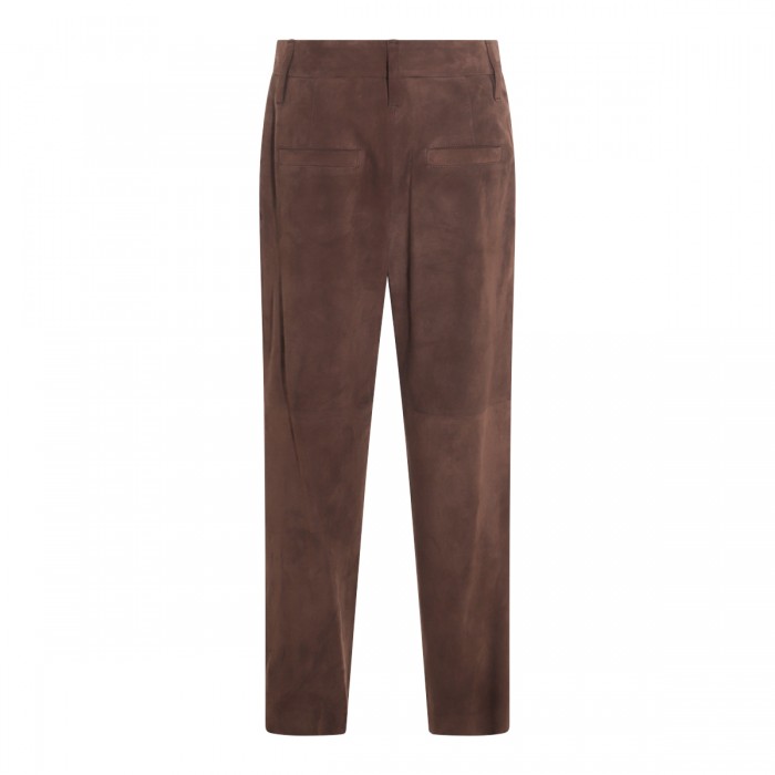 BROWN LEATHER PANTS 2
