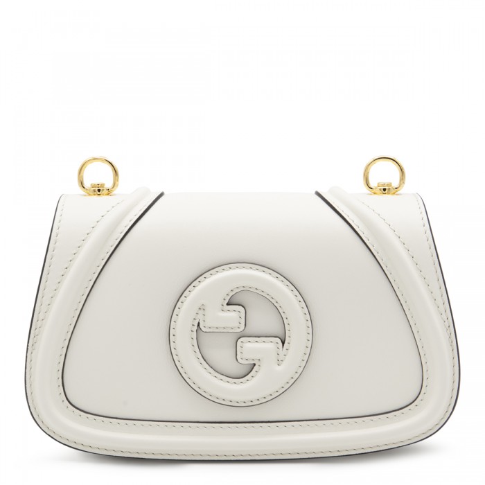 WHITE LEATHER BLONDIE...