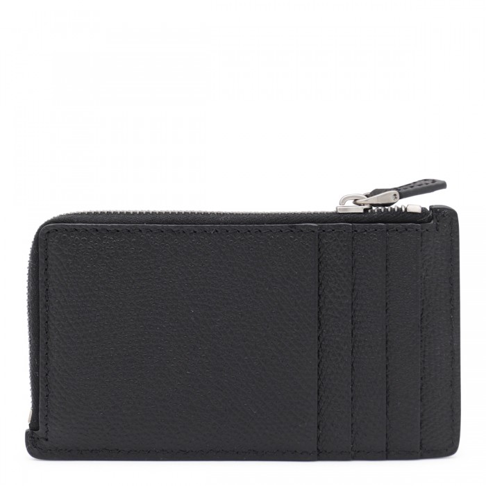 BLACK LEATHER CARD HOLDER 2
