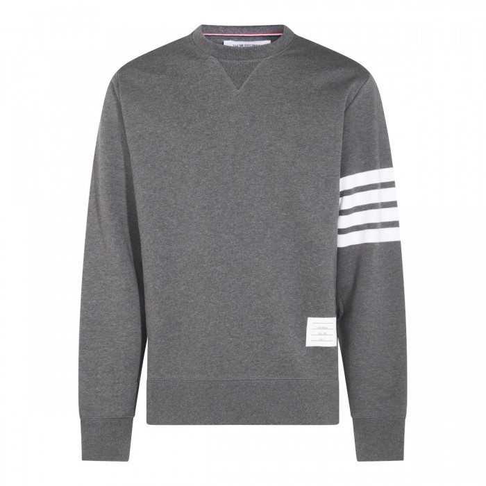 GREY COTTON SWEATSHIRT