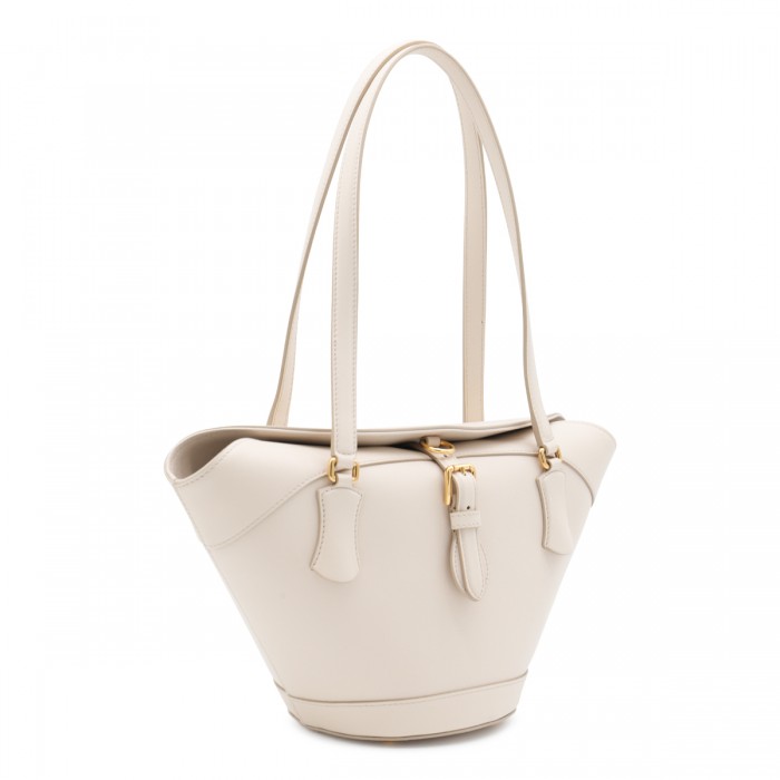 WHITE LEATHER SATCHELS 2