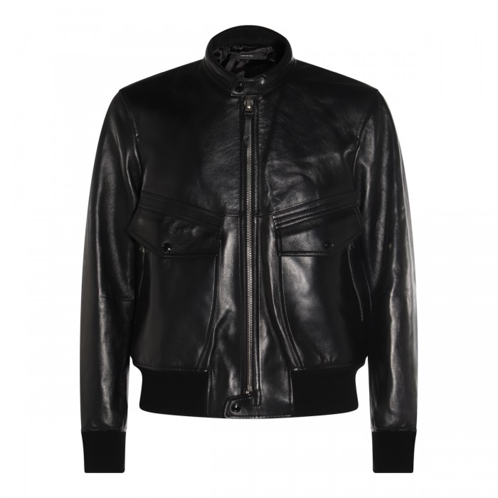 BLACK LEATHER JACKET