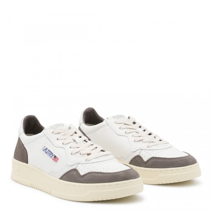 WHITE AND GREY LEATHER... 2