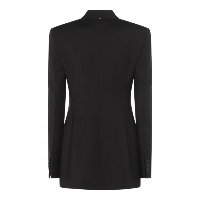 BLACK WOOL ADAMO BLAZER 2