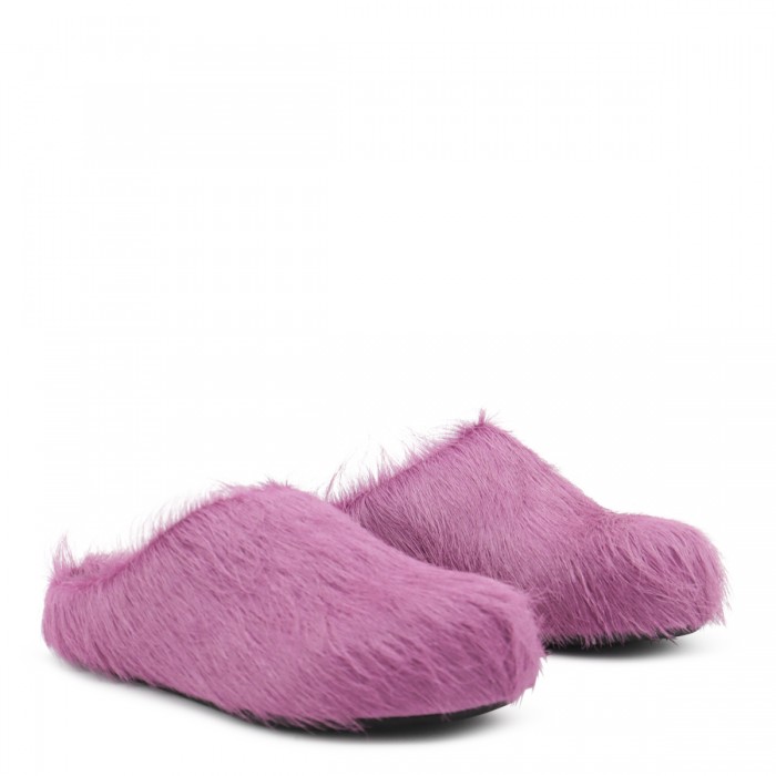 VIOLET LEATHER SANDALS 2