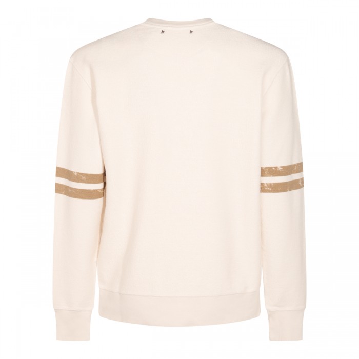 BEIGE COTTON SWEATSHIRT 2