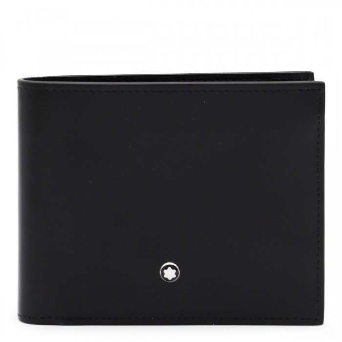 BLACK LEATHER WALLET