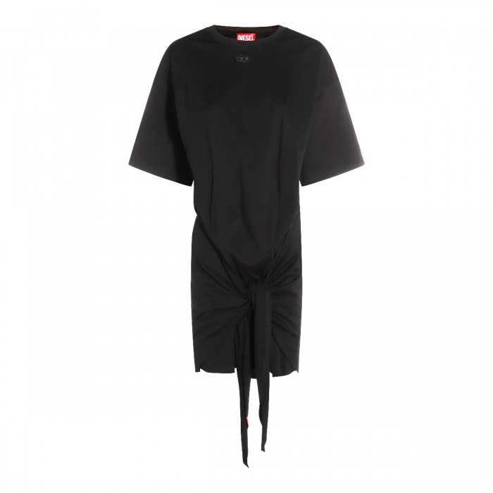 BLACK COTTON D-EIVOR DRESS