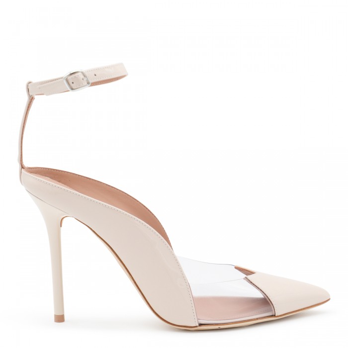 CREAM LEATHER PUMPS