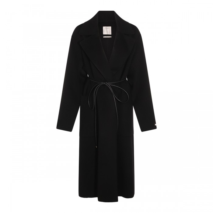 WHITE ELISA WOOL COAT