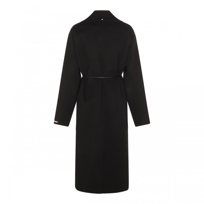 BLACK WOOL ABATE COAT 2