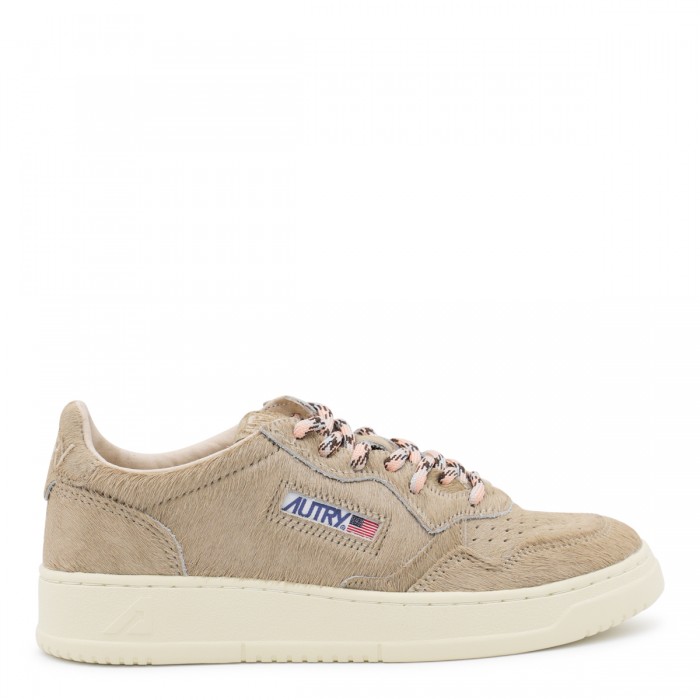 BEIGE LEATHER MEDALIST...
