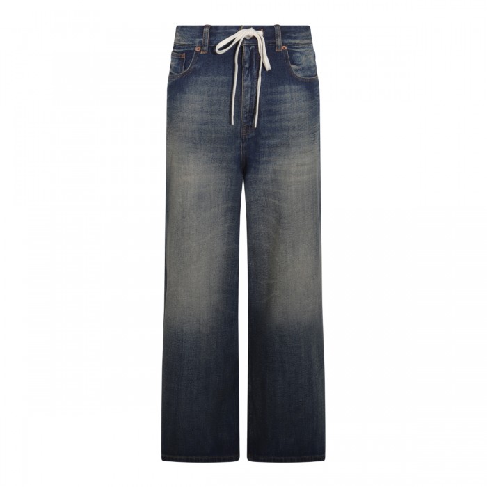 MEDIUM BLUE COTTON JEANS