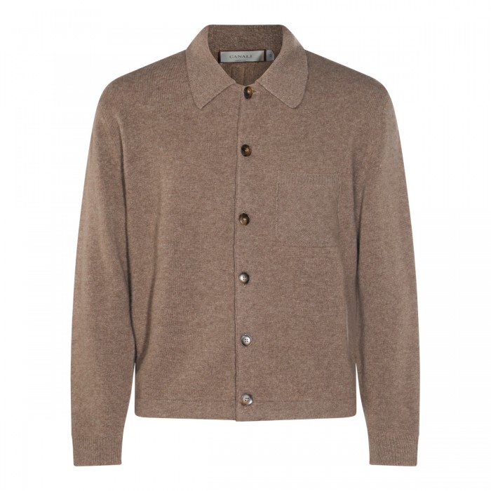 BEIGE WOOL KNITWEAR