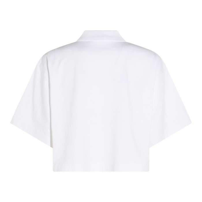 WHITE COTTON POLO SHIRT 2