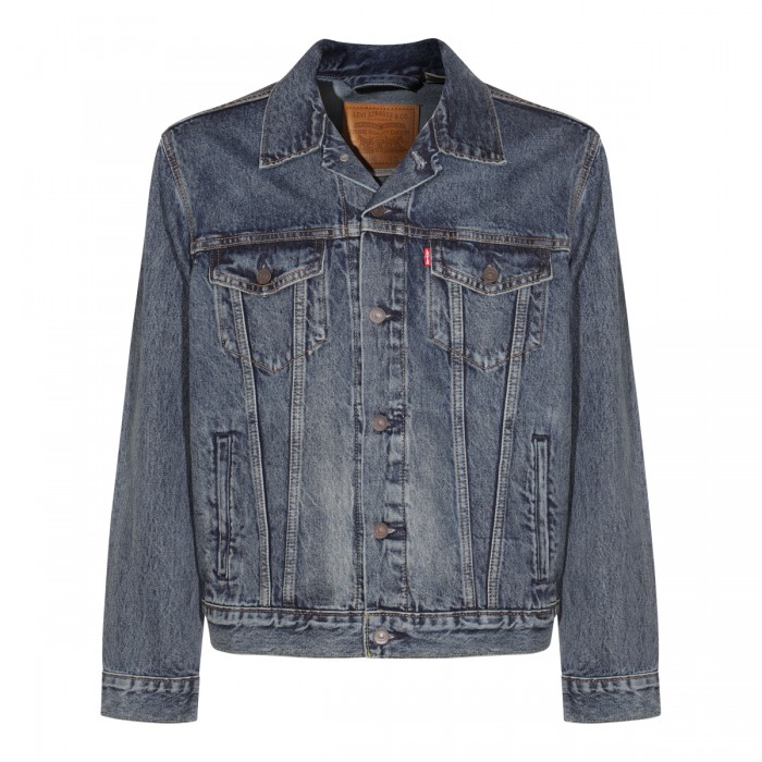 BLUE COTTON DENIM JACKET
