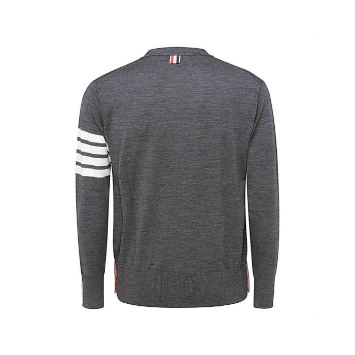 DARK GREY WOOL KNITWEAR 2