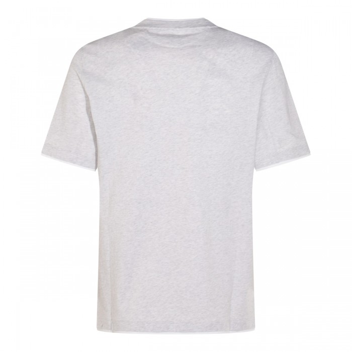 LIGHT GREY COTTON T-SHIRT 2