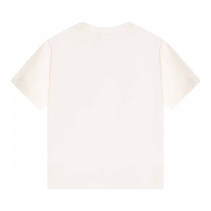 WHITE COTTON T-SHIRT  2