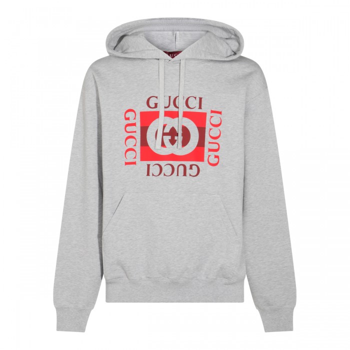 GREY COTTON SWEATSHIRT