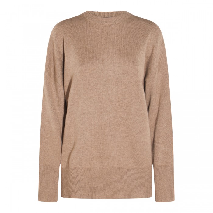 BROWN WOOL KNITWEAR