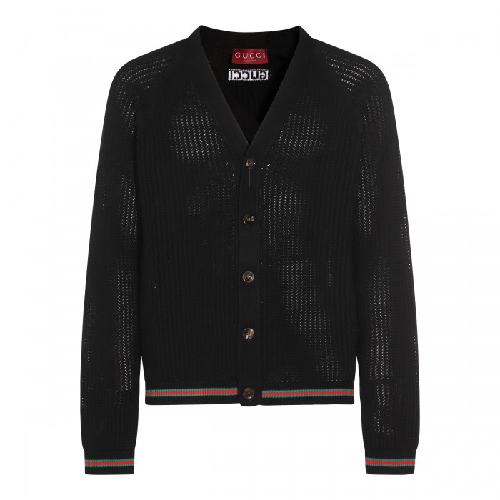BLACK COTTON KNITWEAR