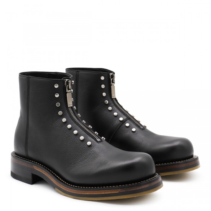 BLACK LEATHER BOOTS 2