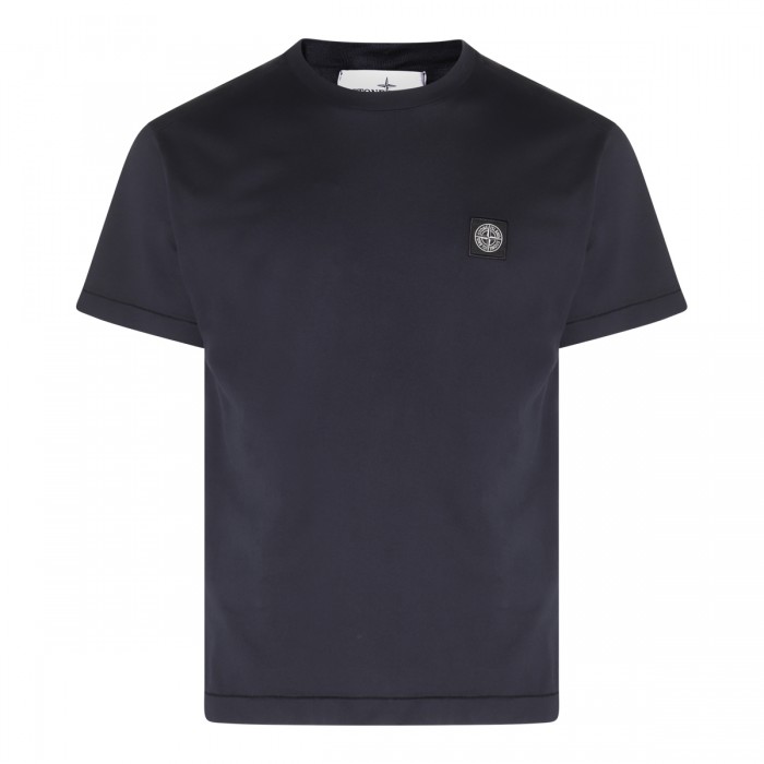 DARK BLUE COTTON T-SHIRT