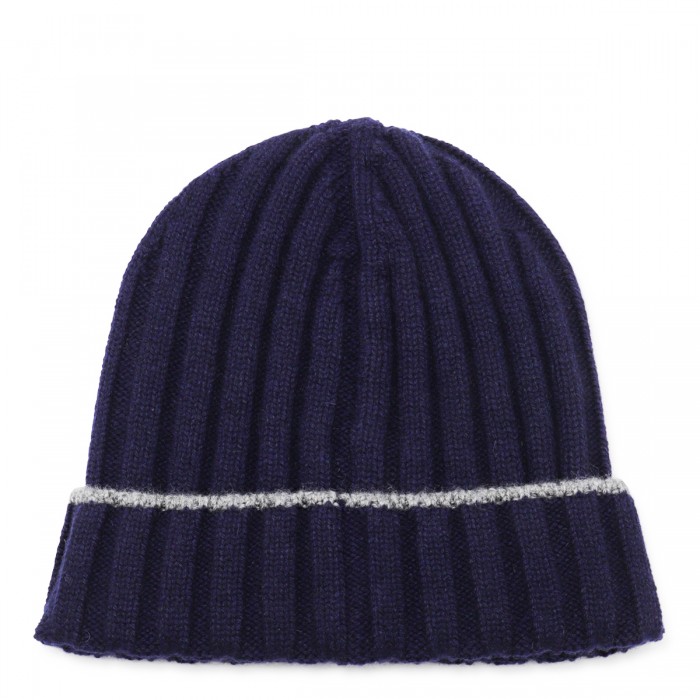 DARK BLUE WOOL HAT