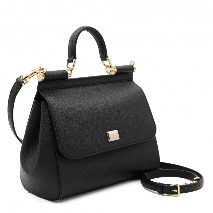 BLACK LEATHER SICILY BIG... 2