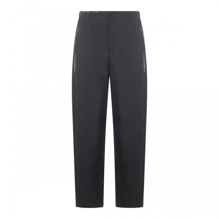BLACK COTTON PANTS