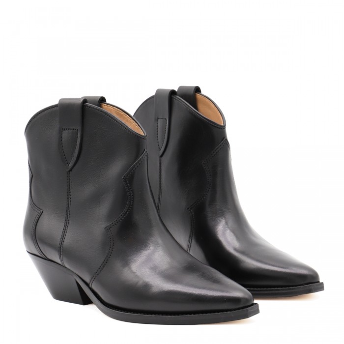 BLACK LEATHER BOOTS 2