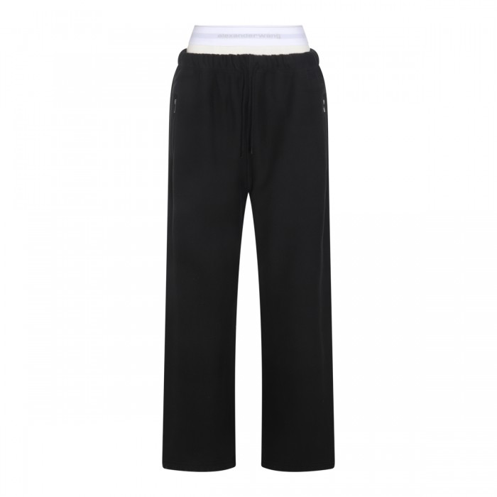 BLACK COTTON PANTS