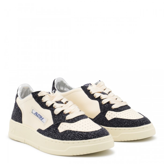 BEIGE AND BLUE LEATHER... 2