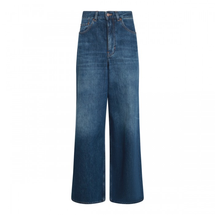 INDIGO BLUE COTTON DENIM JEANS