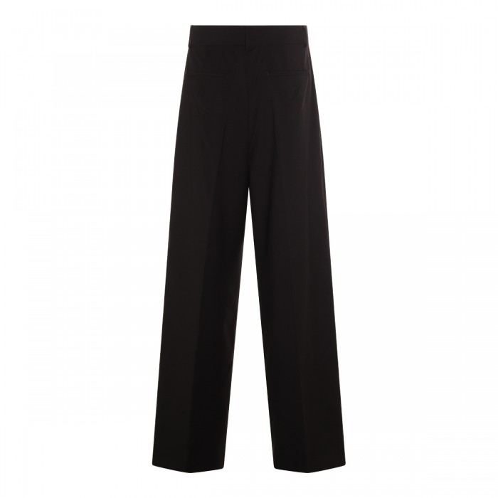 DARK BROWN COTTON VELO PANTS 2