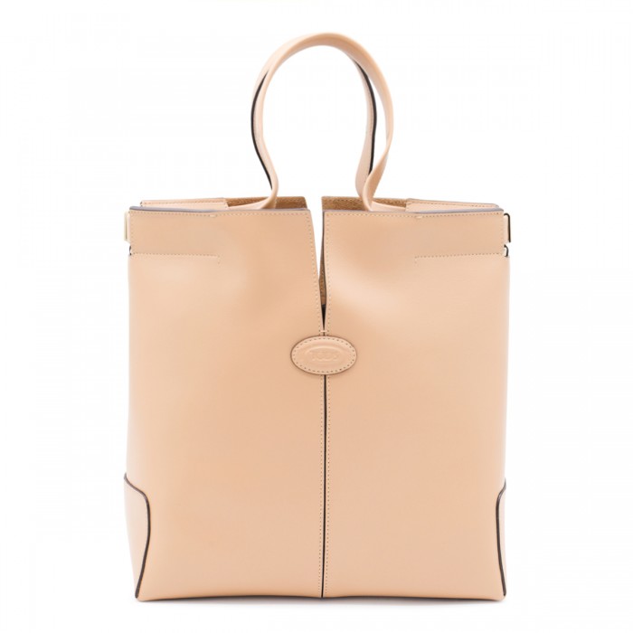 LIGHT PINK LEATHER TOTES