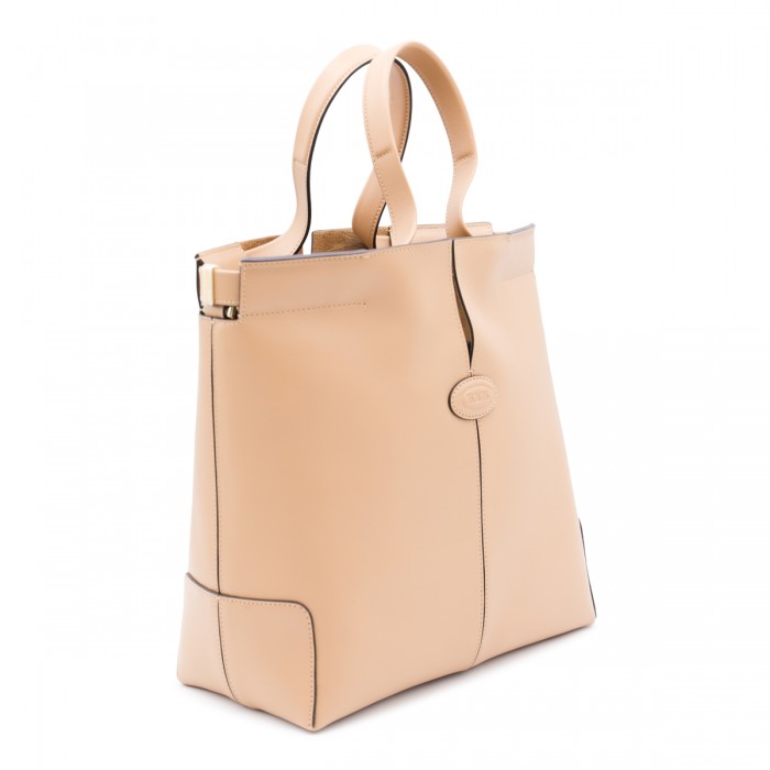 LIGHT PINK LEATHER TOTES 2